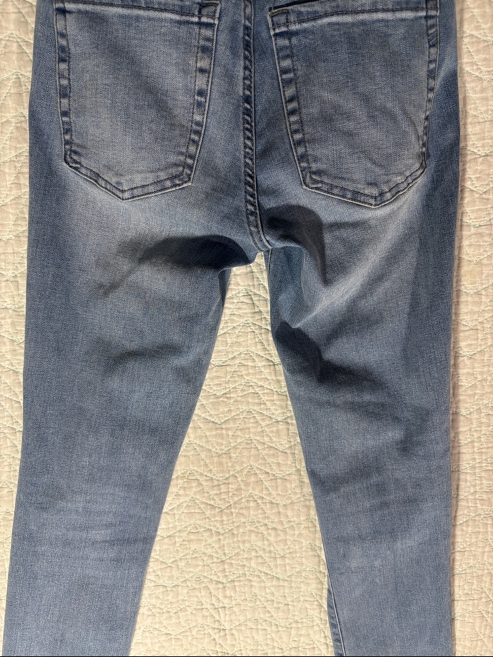 Aeropostale Women's Medium Blue High-Rise Skinny Jeans - Picture 8 of 9